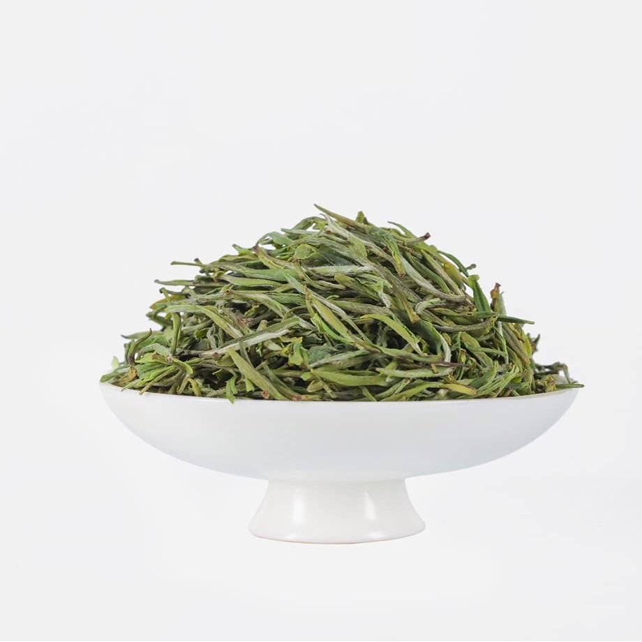 Huangshan Maofeng 2023 New Spring Green Tea, Fresh Loose Leaf, Chinese Green Tea, Healthy Daily Drink, From Hence Tea (1 Pack)