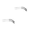 2 Pairs Glasses Accessories Glasses Grips for Behind The Ear Anti Slip Ear Hooks Eyeglass Ear Grips Eyeglasses Repair Kit Glasses Ear Grips Glasses Arm Replacement Metal Sunglasses view 1