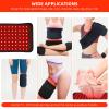 Red Light Therapy Infrared Light Therapy Pad for Body Pain NIR Deep Therapy for Back Knee Hands Feet Relief Portable 660nm 850nm Home Heating Light Therapy Wrap Belt Gift for Women Men view 3