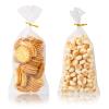 Augshy Cellophane Treat Bags - 300 Pcs, 4x9 Inches, 320 Twist Ties, 1.4 mils Thick OPP Plastic for Packaging Candies, Dessert, Bakery, Cookies view 3