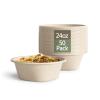 24 Oz Disposable Paper Bowls - Heavy Duty Disposable Bowls - Made from Natural Bagasse - Disposable Bowls for Hot Soup, Salad, Dessert, and More [50 Pack] view 1