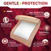 FRESINIDER Silicone Foam Dressing with Adhesive Border, 10 Pack, 2 x 2 Small Foam Wound Dressings, Gentle Silicone Adhesion, Breathable & Comfortable, for Minor Cuts, Burns & Post-Surgical Care view 3