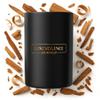 Benevolence LA Premium Santal Scented Candle Long-Lasting, 45-Hour Burn Luxury Black Wax Soy Candle for Home Aromatherapy & Room Decor 10oz view 1