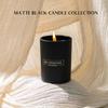 Benevolence LA Premium Santal Scented Candle Long-Lasting, 45-Hour Burn Luxury Black Wax Soy Candle for Home Aromatherapy & Room Decor 10oz view 2