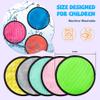 16 Set Round Sensory Mini Mats Textured Sensory Tiles - Sensory Toys for Autistic Children, Babies and Toddlers with Sensory Issues - Tactile Sensory Walls Sensory Mats for Fidgeting Activity view 4