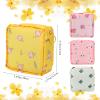 4 Pieces Sanitary Napkin Storage Bag, Period Bag, Period Pouch, Feminine Menstrual Pad Bag Portable Nylon Oxford Cloth Menstrual Cup Pouch for Teen Girls Women Ladies view 2