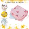 4 Pieces Sanitary Napkin Storage Bag, Period Bag, Period Pouch, Feminine Menstrual Pad Bag Portable Nylon Oxford Cloth Menstrual Cup Pouch for Teen Girls Women Ladies view 4
