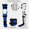 FBITE Knee Hip Brace - Adjustable Knee Support for ligament injuries, Sports Injuries, Mild Osteoarthritis (OA) - Universal size, Sold as Single Unit,blue-Left view 3