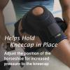Actimove Sports Edition Knee Stabilizer Adjustable Horseshoe and Stays with COOLMAX AIR Technology  Pain Management for Runner's Knee, Patellar Instability  Left/Right Wear  Black, (XXX-Large) view 4