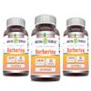 Amazing Formulas Berberine 1000mg Per Serving Capsules Supplement | Non GMO | Gluten Free | Made in USA (120 | 3 Pack) view 1