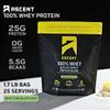 Ascent 100% Whey Protein Powder - Post Workout Whey Protein Isolate, Zero Artificial Flavors & Sweeteners, Gluten Free, 5.5g BCAA, 2.6g Leucine, Military Exclusive, Mint Chocolate Chip 1.7 lb view 2