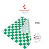 Deli Sandwich Wraps Basket Liners and Food Wrapping Liner Papers by Feronia Packaging of 10 pack (Green checked) view 2