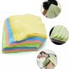 100Pcs Microfiber Cloth, 13x13cm Colorful Microfiber Cleaning Cloths Thickened Knitting Eyeglasses Cleaning Cloth, Wash Cloth for Glasses, Lenses, Electronics and Screens view 2