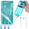 Peri Bottle for Postpartum Travel Bidet - Perineal Care,Portable Travel Squeeze Bottle Bidet for Women Personal Hygiene Cleaning,2 Tubes for Baby Mom After Birth Cleansing and Recovery 16.9OZ(Green) view 1