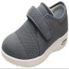 ACE SHOCK Mens Diabetic Shoes Wide Width Lightweight Elderly Walking Shoes with Adjustable Closure Air Cushion Sneakers for Plantar Fasciitis Bunions Swollen Feet (7, Deep Grey) view 1