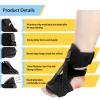 2 Pack Plantar Fasciitis Night Splint,Relieve Foot Pain Morning Foot Pain Achilles Tendinitis Foot Drop, Women & Men (Black) view 4
