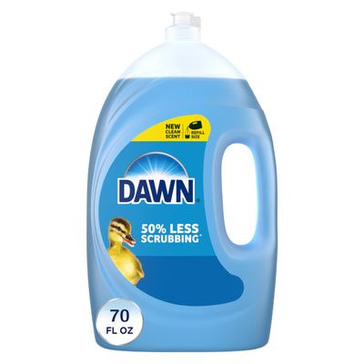Dawn Ultra Dishwashing Liquid, Original, 70 Oz, Blue