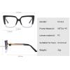 Oversized Square Bling Rhinestone full lens Reading Glasses for Women Transition Photochromic Sunglasses Reader (green, 2.5, multiplier_x) view 3