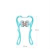 Cervical Massager Manual Shoulder and Neck Massage Multifunctional Neck Massage for Neck Pain Relief (Blue) view 2