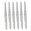 FOMIYES 6pcs Men's Nail File Set Stainless Steel Nail File Buffer Clipper Manicure Tools