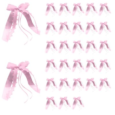 30Pcs/lot Wedding Bowknots Ribbon Bows Ribbon Bow Mini Cars Chairs Cloth Party Holiday Wedding Arch Vase Photo Prop Decoration,D0334,3A