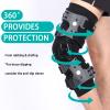 DOUKOM Knee Brace Undersleeve for Men & Women, Leg Undersleeve for Knee Brace Closed Patella Protects Skin from Abrasions and Irritations (L) view 2