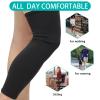 DOUKOM Knee Brace Undersleeve for Men & Women, Leg Undersleeve for Knee Brace Closed Patella Protects Skin from Abrasions and Irritations (L) view 4