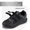 FitVille Diabetic Shoes for Men Extra Wide Width, Mens Diabetic Shoes for Neuropathy, Swollen Feet, Pain Relief with Adjustable Straps(Black, 14 EW) view 2