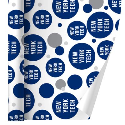 New York Institute of Technology Bears Logo Gift Wrap Wrapping Paper Roll