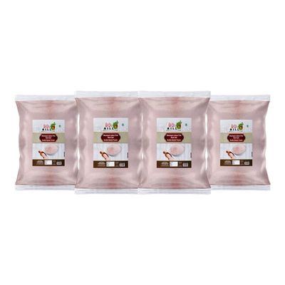 90's MILL Himalayan Pink Rock Salt Powder | Natural Rock Salt Powder | Additive-Free, Gourmet Grade, Signature Quality | Premium Sendha Namak-100GM*4Pack
