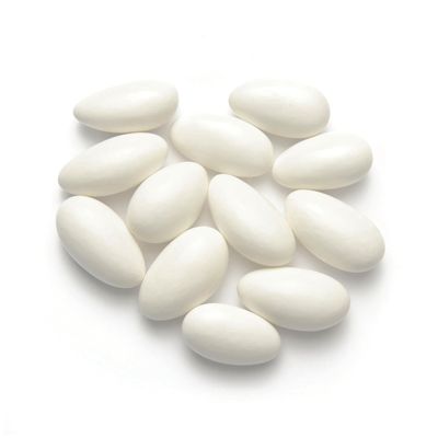 200 Pcs White Jordan Almonds Party Candy (2 lbs)