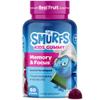 The Smurfs Nootropic Gummies for Kids with Vitamin B12 & L-Theanine | Laser Focus Gummy for Focus and Memory Supplements | Made with Real Fruit in a Smurf Berry | Doctor Developed | 60 Vegan Gummies view 1