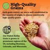 My Brew Supply Flaked Barley Beer Making Grain | Brew Your Own Pilsners, Stouts, and Beers with Barley Grains | Grown in The United States | 10lb (2L) Grain view 3