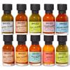 Smokehouse by Thoughtfully, Gourmet Grilling Spice Set and Hot Sauce Gift Set in Mini Glass Bottles, Set of 20 view 2