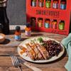 Smokehouse by Thoughtfully, Gourmet Grilling Spice Set and Hot Sauce Gift Set in Mini Glass Bottles, Set of 20 view 3
