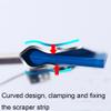 14 inch 35cm Car Windshield Glass Window Squeegee Bathroom Cleaner for Household Mirror Tile Wall Doors Cleaning (14in/35cm, Blue) view 3