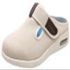 Womens Diabetic Shoes Wide Width Elderly Summer Walking Sandals Adjustable Strap Breathable Air Cushion Slippers for Plantar Fasciitis Bunions Swollen Feet (8, Beige) view 1