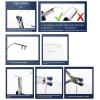 3pcs/set Rimless Eyeglasses Repair Set,Optical Kit Plier Repair Disassembly, Glasses Frame Silhouettes Eyeglass Personal Care view 3