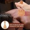 DOITOOL Wooden Scraping Massager Cup 5.46In Handheld Cupping Tool for Muscle Pain Relief Body Sculpting Portable Gua Sha Massage Therapy view 3