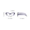 helena cat eye Transition Photochromic Bifocal Reading Glasses for women Hyperopia Eyeglasses Women Presbyopic Sunglasses (black, 2.5, multiplier_x) view 3