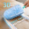 60 Count 360 Dusters Refills Compatible with Swiffer Duster with 2 Upgrade Hands view 3