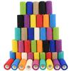 48pcs Self Adhesive Bandage Wraps, 4in 5 Yards, Multicolor view 1