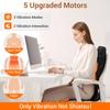 CARSHION Back Massager with Heat,Heated Seat Cover Cushion with 5 Vibrating Massage Nodes Chair Pad for Pain Relief Home Office Use view 3