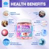 Probiotic Gummies 60 Billion CFU for Women Men & Kids, 11 Strains Probiotics + Organic Prebiotics Fiber for Immune, Digestive Health, Supports Constipation, Diarrhea, Gas & Bloating - Sugar Free, 60ct view 4