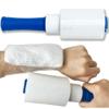 500ft Plastic Wrap for Tattooing Ice Packs Athletic Film with Rotatable Handle Elastic Clear Wrap for Injuries Ice Bags Body Stretch Wrap for Moving Supplies view 1