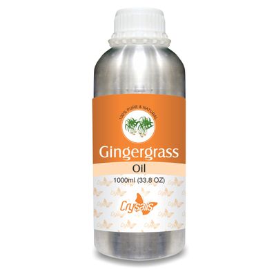 Crysalis Gingergrass (Cymbopogon martinii) Oil - 33.8 Fl Oz (1L)