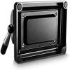 Cigar Cutter Stainless Steel Quad Tabletop Cigar Cutter, Brushed Finish, Stainless Steel V Carved Desktop Cigar Cutter for Cigar Cutting (Silver) view 4