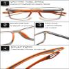 VEVESMUNDO Photochromatic Reading Glasses Blue Light Blocking Readers Eyeglasses for Men Women view 4