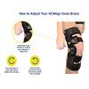 FBITE Stabilizing Knee Brace, Adjustable Knee Immobilizer Support for Swollen ACL, Tendon, Ligament and Meniscus Injuries - Universal size, Sold as Single Unit,Left view 2