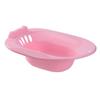 Sitz Bath for Hemorrhoids Sitz Bath for Toilet Seat Postpartum Care Soaking Basin Soak Pan Wash Basin Deeper Bowl Fits Universal Toilet Pink view 1